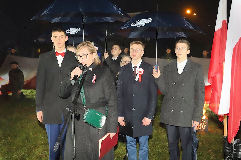 Uroczystość patriotyczna "Olkuszanie dla Niepodległej"